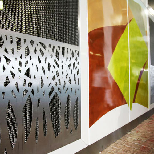 Rivestimento murale per interni - FRAME FIX - ajwells - da esterno / con motivo stampato / a rilievo