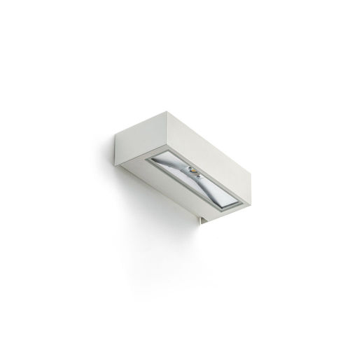 Applique contemporanea - SLIM - FRANCESCONI - da interno / in acciaio inossidabile / con rivestimento in vetro temperato