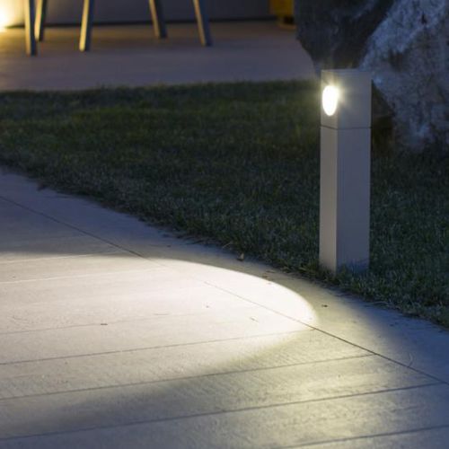 Lampioncino da giardino - UOP - FRANCESCONI - contemporaneo / in acciaio inossidabile / con diffusore in vetro temprato