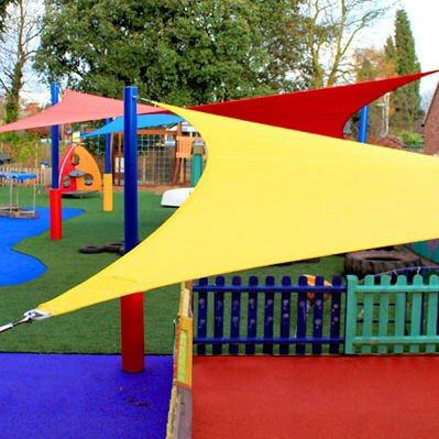 Tensostruttura a membrana e funi - ICON INTERIORS AND EXTERIORS - per tettoia / per campo sportivo / per scuola