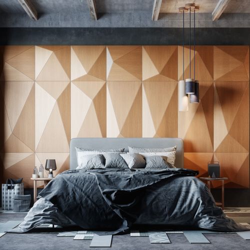 Pannello acustico per muro - PIRA - Mikodam - per soffitto / in MDF / in legno massiccio