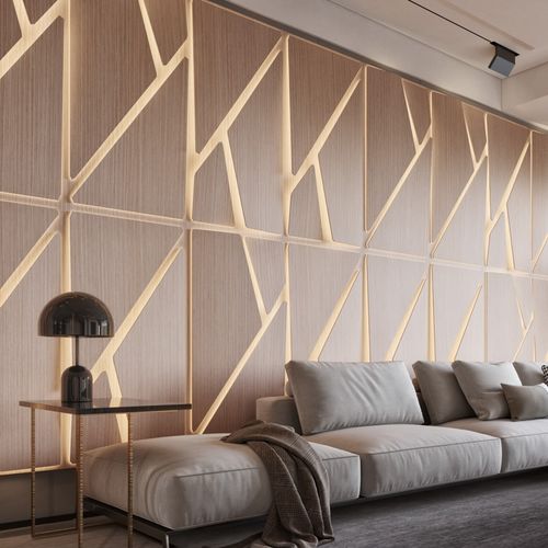 Pannello acustico per muro - DETA - Mikodam - per soffitto / in tessuto / in MDF
