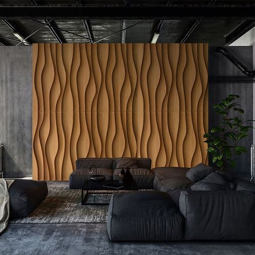 Pannello acustico per muro - VATA - Mikodam - per soffitto / in MDF / impiallacciato in legno