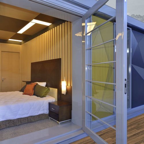 Casa prefabbricata - COMPLARGE - Mikodam - modulare / contemporanea / con terrazza