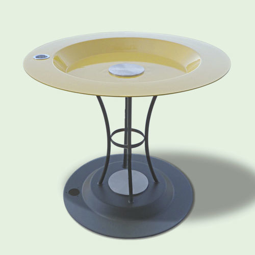 Tavolo contemporaneo - PROVERA SRL - in metallo verniciato / con supporto in metallo / rotondo