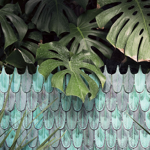 Mosaico in ceramica - PLUMAGE - BOTTEGANOVE - levigato / da interno / da parete