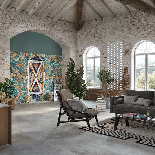 Piastrella in gres porcellanato - CEMENTO  - CEDIT - in ceramica / opaca / da interno