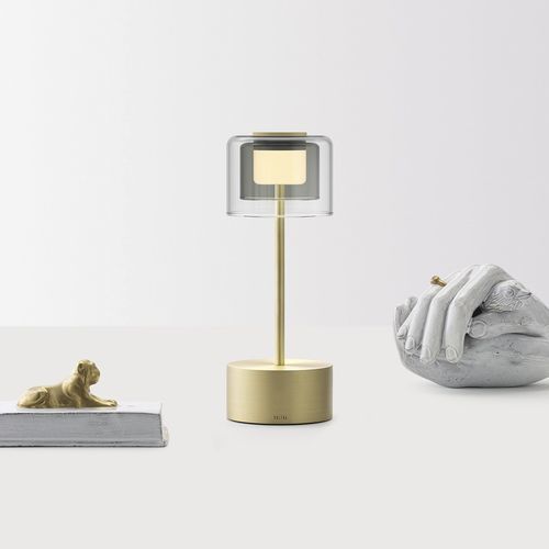 Lampada da tavolo - HEMERA - METRIOS - Voltra Lighting - in metallo / in vetro borosilicato / contemporanea