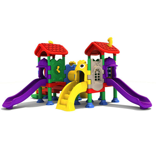 Struttura ludica per parco giochi - KID-15101 (CD-01) - Qitele Group Co .,Ltd - in plastica / in metallo / modulare