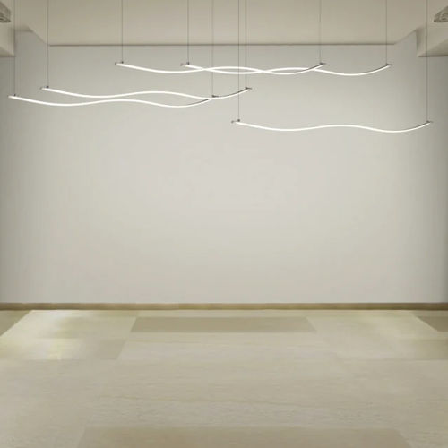 Profilo luminoso sospeso - SLC L2 CURVE 2M - The Light Group - a soffitto / LED / contract