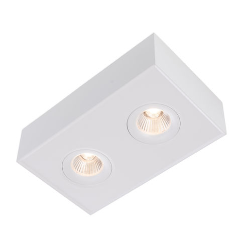 Downlight non incassato - SLC DL04 Surface X2 TED - The Light Group - LED / rettangolare / IP40