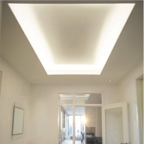Profilo luminoso ad incasso - DSL - The Light Group - a muro / a soffitto / LED