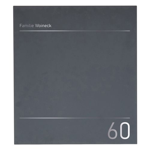 Cassetta delle lettere a muro - SCHILLER - Briefkasten Manufaktur Lippe GmbH - condominiale / personalizzabile
