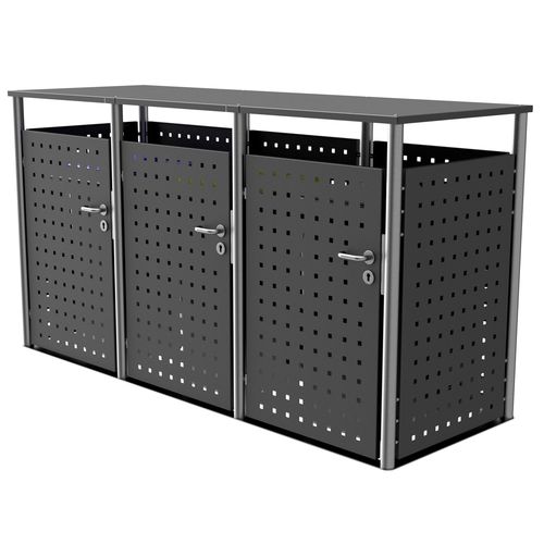 Copribidone per uso residenziale - 750V1-3-VAR-SR - Briefkasten Manufaktur Lippe GmbH - professionale / in acciaio inossidabile / in acciaio inox verniciato