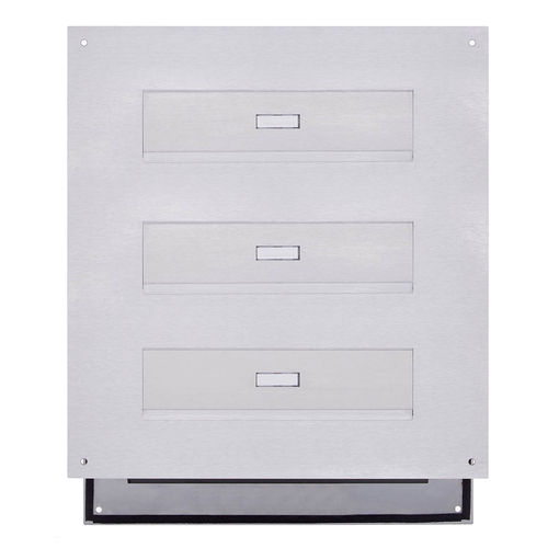 Cassetta delle lettere a muro - DESIGNER : 515DW-2-V-GI106 - Briefkasten Manufaktur Lippe GmbH - da incasso / individuale / con citofono incorporato