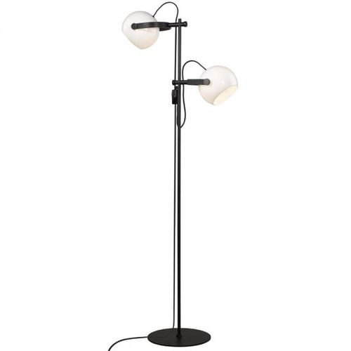 Lampada da terra - DC - Halo Design - in legno / in acrilico / design scandinavo