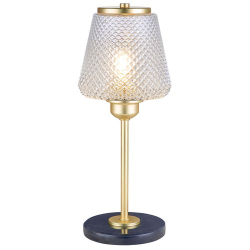 Lampada da tavolo - DAMN FASHIONISTA - Halo Design - in ottone / in vetro fumè / in marmo