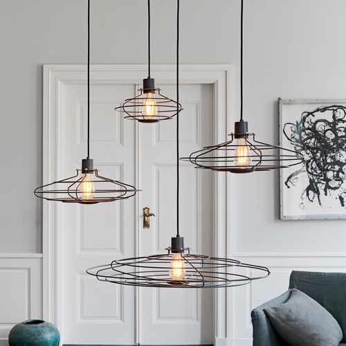 Lampada a sospensione - RADIO - Halo Design - in metallo / contemporanea / con cavo