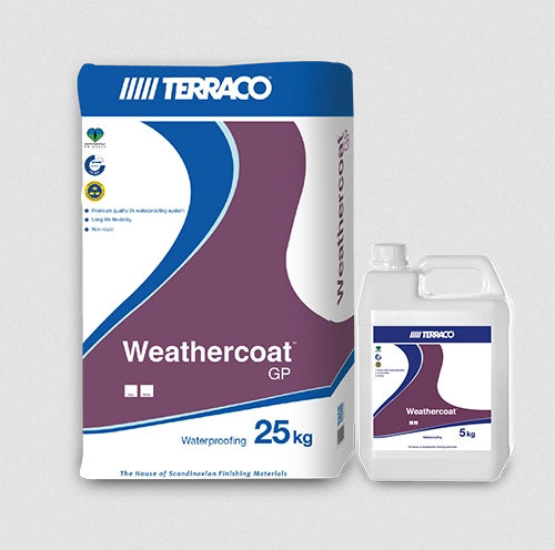Sistema impermeabilizzante di protezione - WEATHERCOAT GP - Terraco LLC. Ltd - per tetto / per facciata / per muro di contenimento