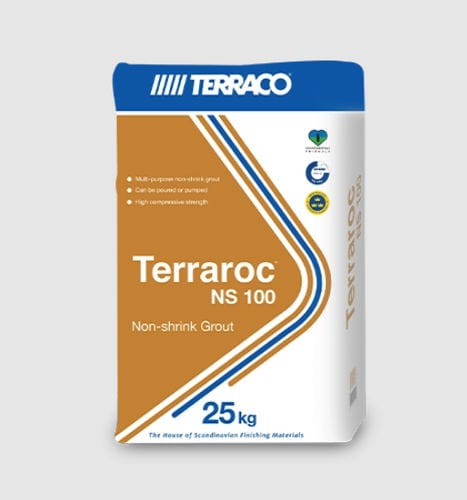 Malta sigillante - TERRAROC NS 100      - Terraco LLC. Ltd - di stuccatura / antiritiro / per calcestruzzo