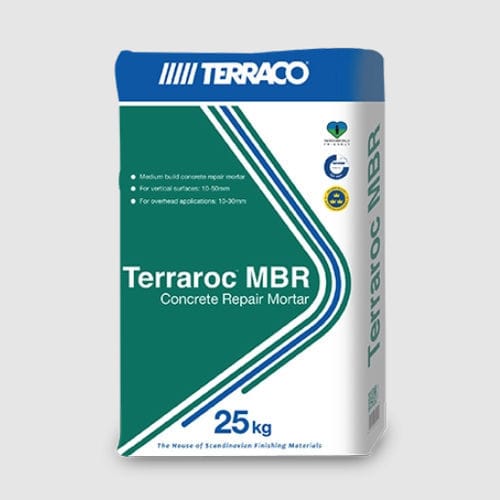 Malta di riparazione - TERRAROC MBR    - Terraco LLC. Ltd - per calcestruzzo / a base di cemento / in polvere
