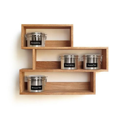 Mensola - 40087 - SIDE BY SIDE - contemporaneo / in rovere / per cucina