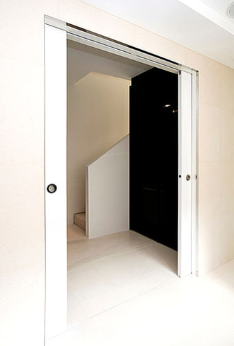 Porta da interno - James Solomon Ltd - in metallo / scorrevole / senza vetri