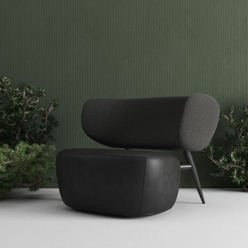 Poltrona contemporanea - ELEPHANT M2 - Sergey Makhno Product - in tessuto / in legno compensato / bianca