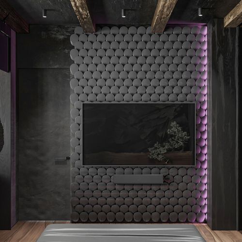 Rivestimento murale per interni - FLAPJACK - Sergey Makhno Product - in ceramica / 3D / aspetto pietra