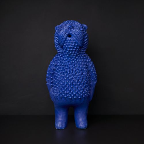 Scultura in ceramica - DIDO MYKHAS - Sergey Makhno Product - a pavimento / blu / animale