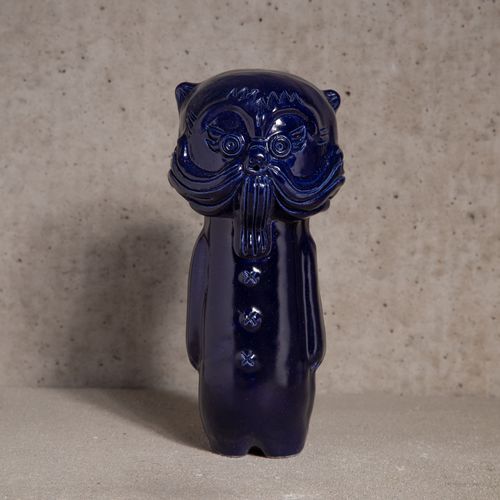 Scultura in ceramica - DIDO ISHO - Sergey Makhno Product - a pavimento / blu / gialla