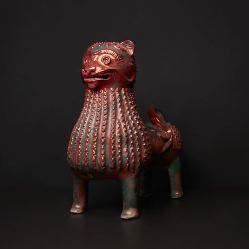 Scultura in ceramica - DIDO HAIDA - Sergey Makhno Product - a pavimento / rossa / animale