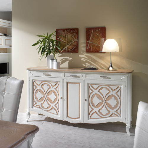 Credenza classica - F 103 B - MOLETTA MOBILI - in legno laccato / in frassino / con cassetti