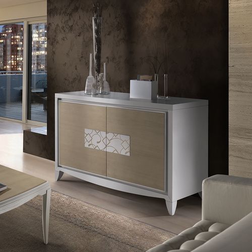 Credenza classica - ST 112 P - MOLETTA MOBILI - in legno laccato / con cassetti / con ante battenti