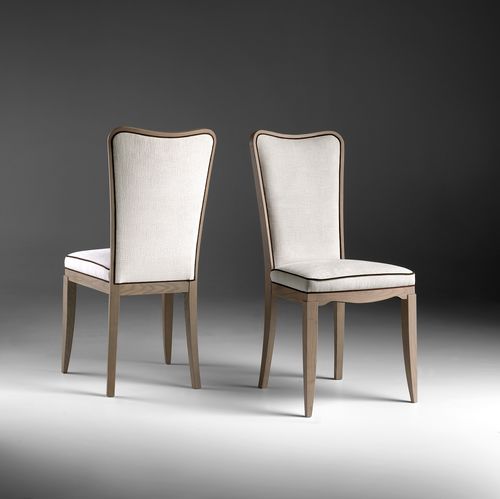 Sedia da pranzo classica - ST 601 - MOLETTA MOBILI - da interno / in tessuto / con supporto in frassino