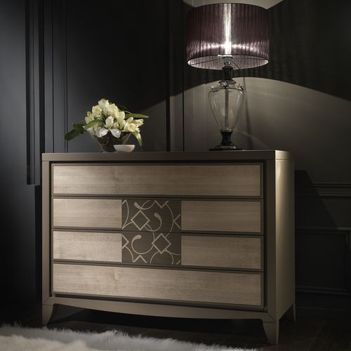 Cassettone classico - ST 712 P - MOLETTA MOBILI - in legno / rettangolare / 4 cassetti