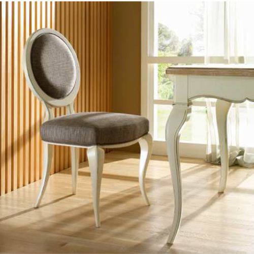 Sedia classica - R 601 - MOLETTA MOBILI - da interno / in tessuto / con supporto in legno laccato