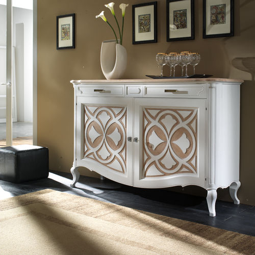 Credenza contemporanea - F 102 B - MOLETTA MOBILI - in frassino / su misura / con cassetti