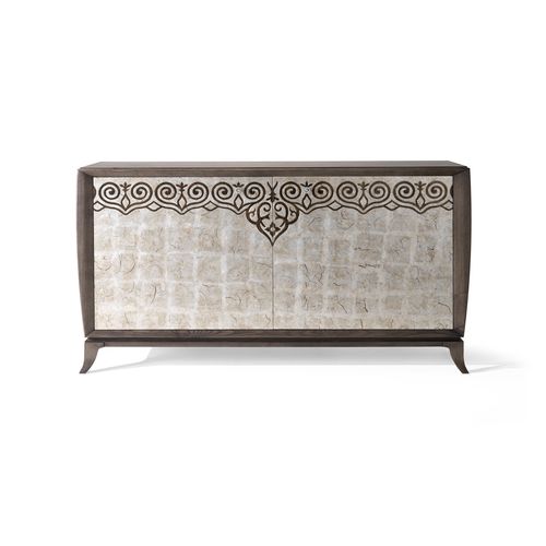 Credenza contemporanea - AN 122 PB - MOLETTA MOBILI - in legno / su misura / con ante battenti