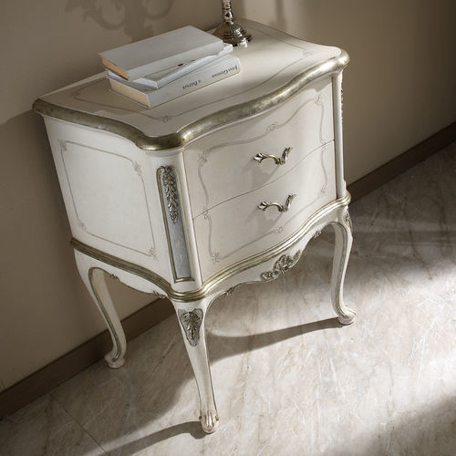 Comodino in stile - P 701 - MOLETTA MOBILI - in noce / con cassetti / su misura