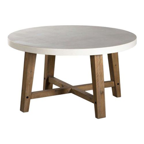 Tavolo contemporaneo - MB02 - PLT Garden Co LTD - in calcestruzzo / in fibra di vetro / con supporto in metallo