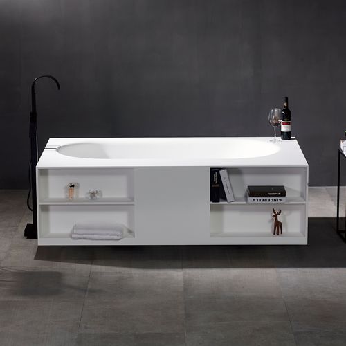Vasca da bagno ovale - YL6017 - FOSHAN ARTLAND SANITARY WARE CO.LTd. - quadrata / ad isola / integrata