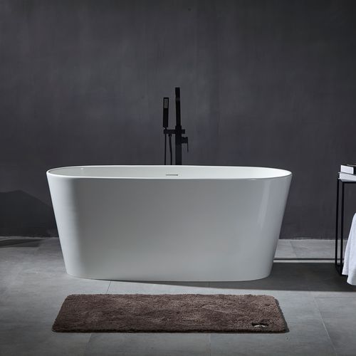 Vasca da bagno ovale - YL6051 - FOSHAN ARTLAND SANITARY WARE CO.LTd. - da appoggio / ghisa minerale / in Solid Surface
