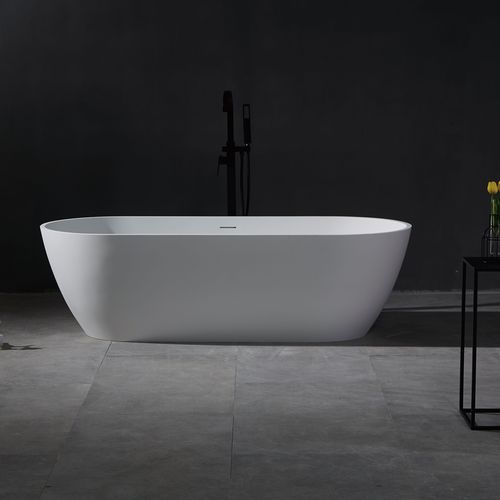Vasca da bagno ovale - YL6062 - FOSHAN ARTLAND SANITARY WARE CO.LTd. - da appoggio / ghisa minerale / in Solid Surface
