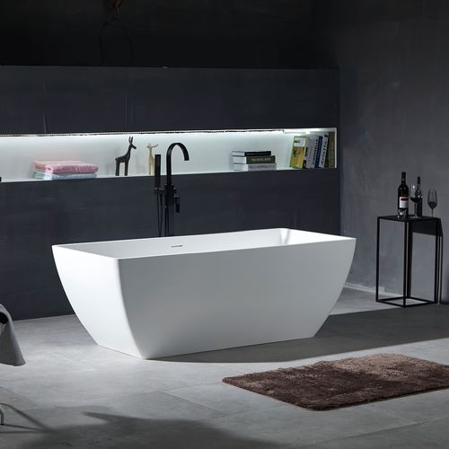 Vasca da bagno da appoggio - YL6081 - FOSHAN ARTLAND SANITARY WARE CO.LTd. - ghisa minerale / in Solid Surface / in composito