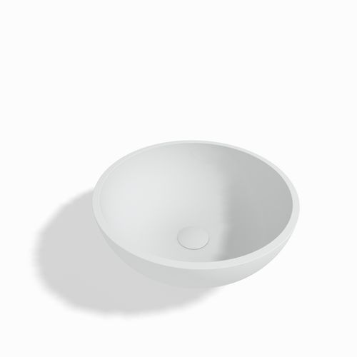 Lavabo da appoggio - YL2222 - FOSHAN ARTLAND SANITARY WARE CO.LTd. - ghisa minerale / in Solid Surface / su misura