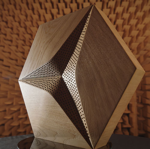 Pannello acustico per muro - HEXAGO CM-D - FORM AT WOOD - per soffitto / in tessuto acustico / in legno massiccio