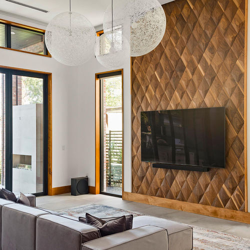 pannello decorativo di rivestimento - FORM AT WOOD
