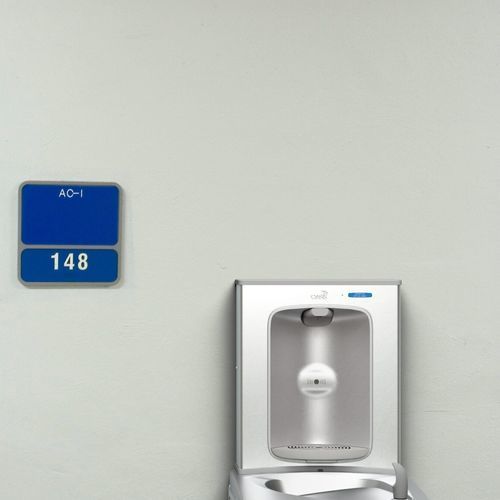 Fontanella senza contatto - PWEBFY 507000 - OASIS - da incasso / per edifici pubblici / in acciaio