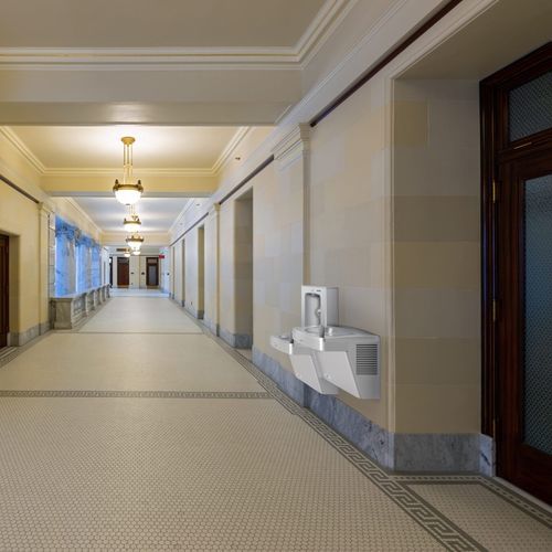 Fontanella senza contatto - PEBQSLY 507059 - OASIS - da incasso / integrata / per edifici pubblici